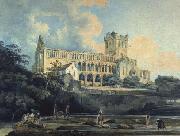 Thomas Girtin Jedburgh Abbey from the River France oil painting artist